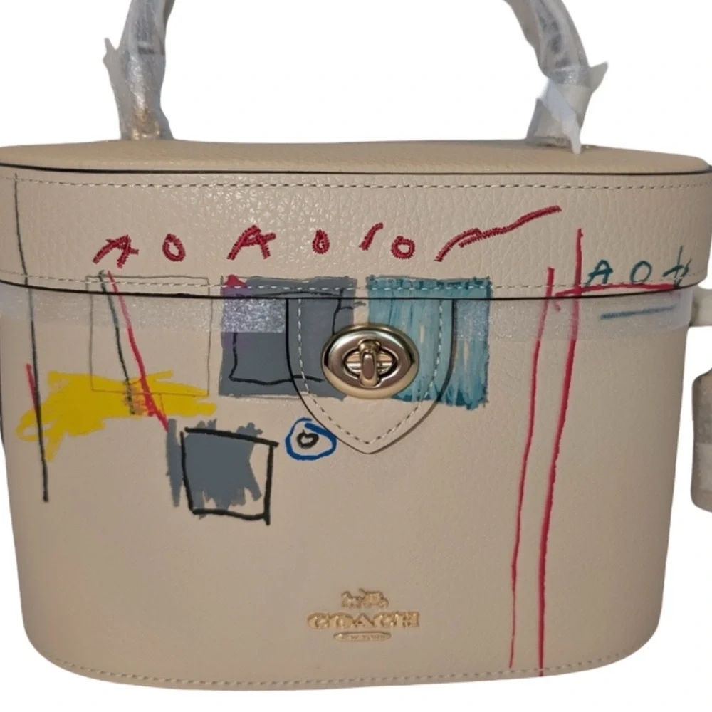 RARE Jean-Michel Basquiat x COACH - Two Way vanity bag - Limited Edition Collab - Picture 6 of 9